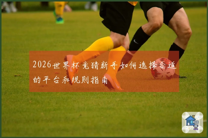 2026世界杯竞猜新手如何选择合适的平台和规则指南
