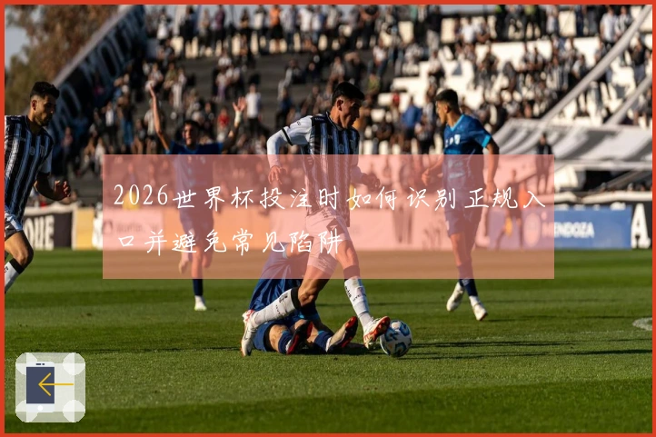 2026世界杯投注时如何识别正规入口并避免常见陷阱